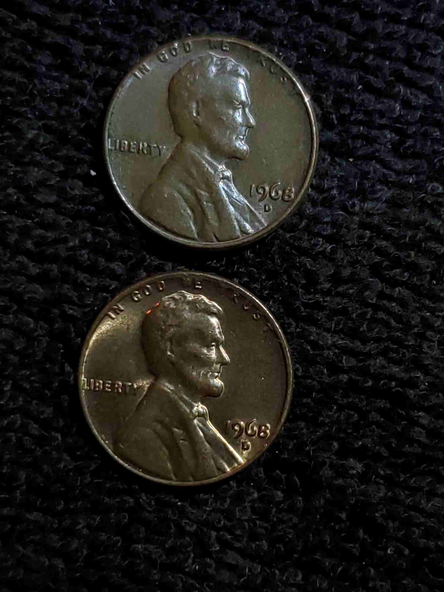 1968-D-Lincoln-Penny...found-Outside-Gas-Station-Today